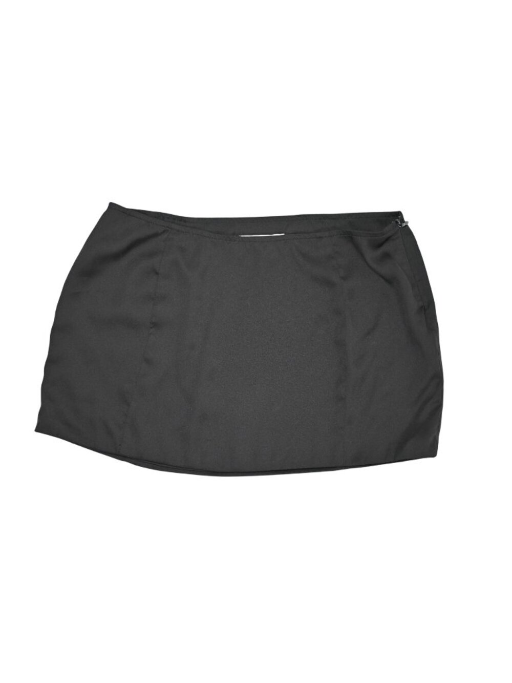 Guizio Satin Mini Skirt in Black